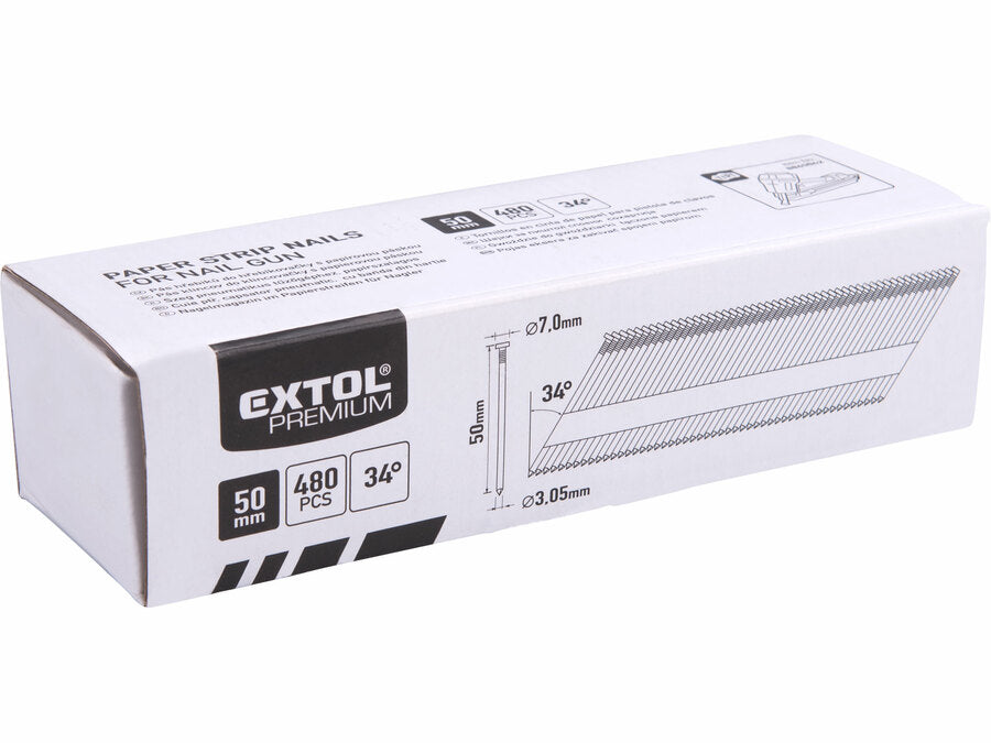 Extol Szeg fejjel, 480db, 50mm, O 3,05mm