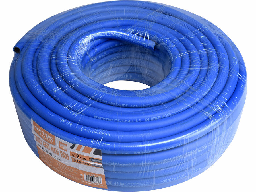 Extol Légtömlő, gumi, 3/8" (9/15mm), 50m