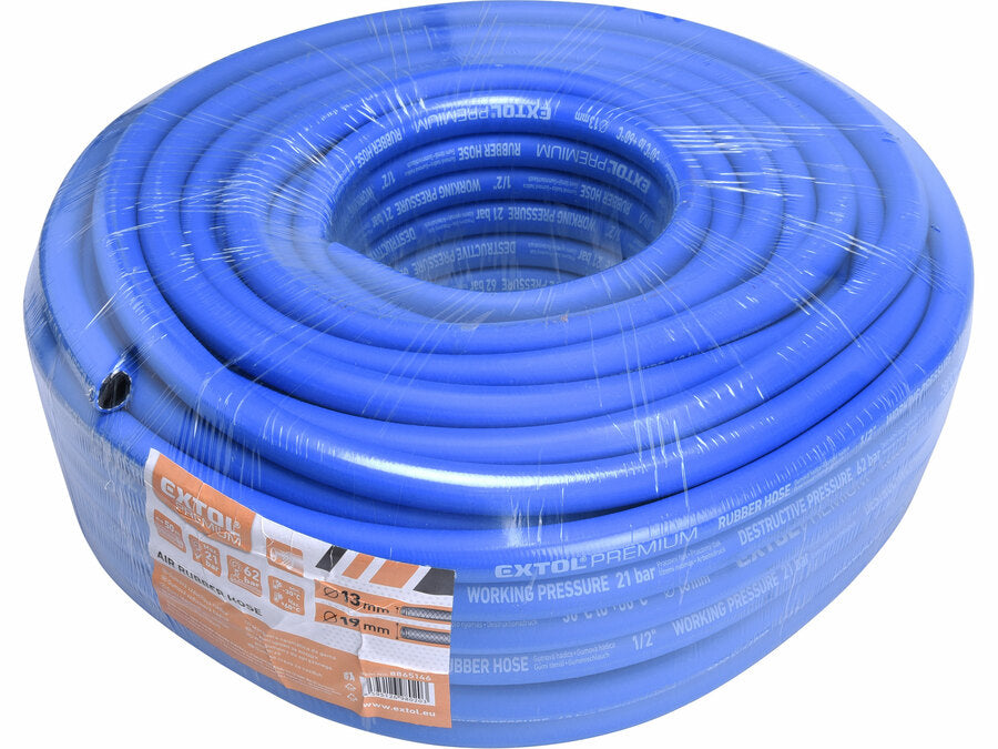 Extol Légtömlő, gumi, 1/2" (13/19mm), 50m