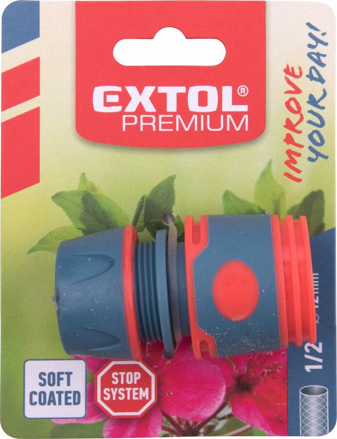 Extol Gyorscsatlakozó, 1/2“, stoppos