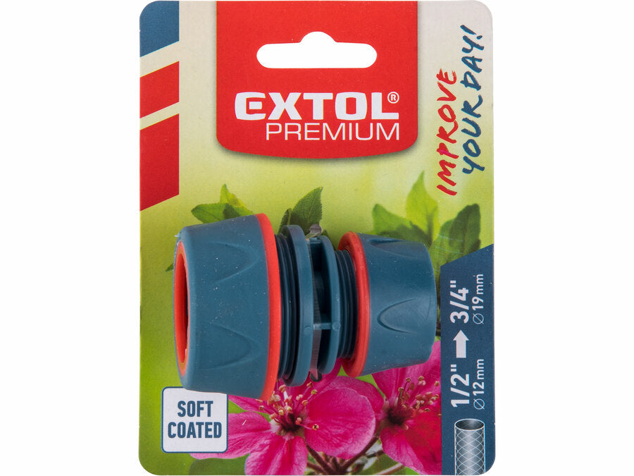 Extol Tömlőösszekötő; 1/2" - 3/4"