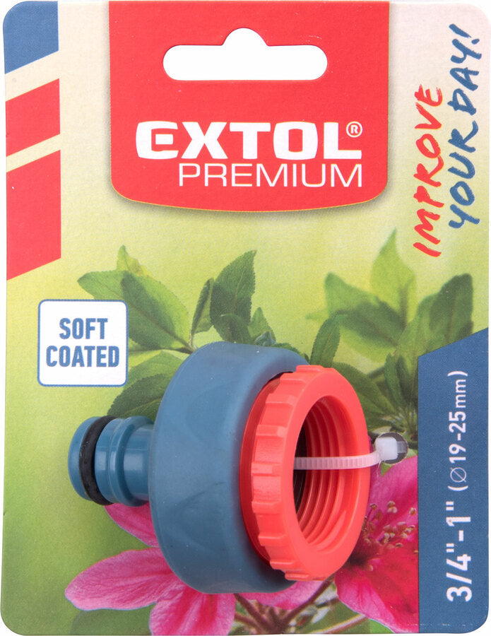 Extol Kuplung csatlakozó, 3/4"-1"