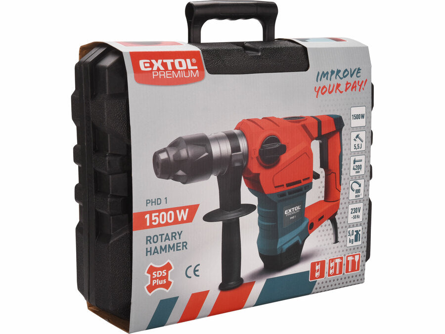 Extol Fúró-vésőkalapács, SDS plus, 5,5J
