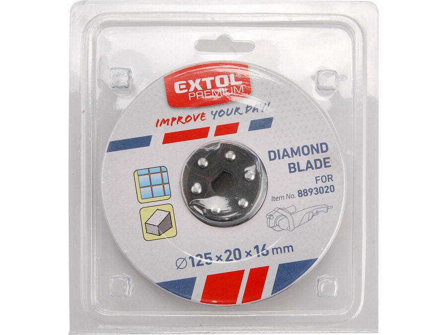 Extol Vágótárcsa, fémhez és fához, 125x20x16mm, 30T