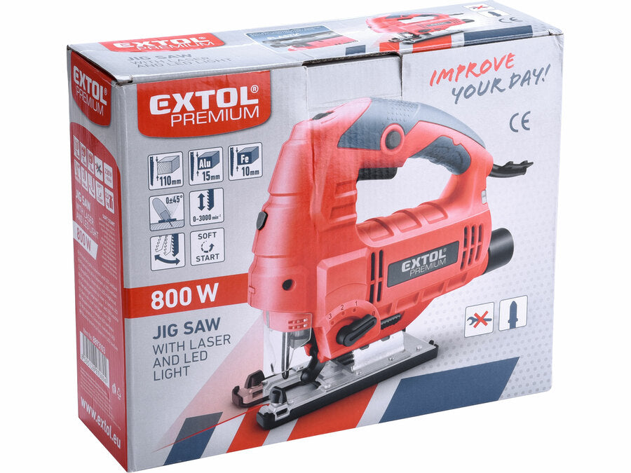 Extol Lézeres dekopír fűrészgép, 800W