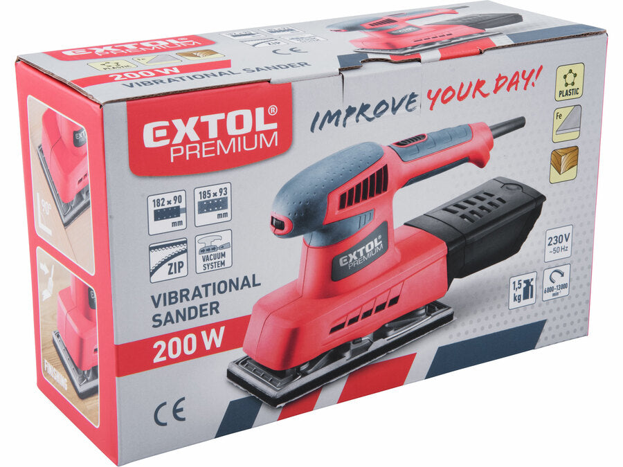 Extol Vibrációs csiszológép, 200W