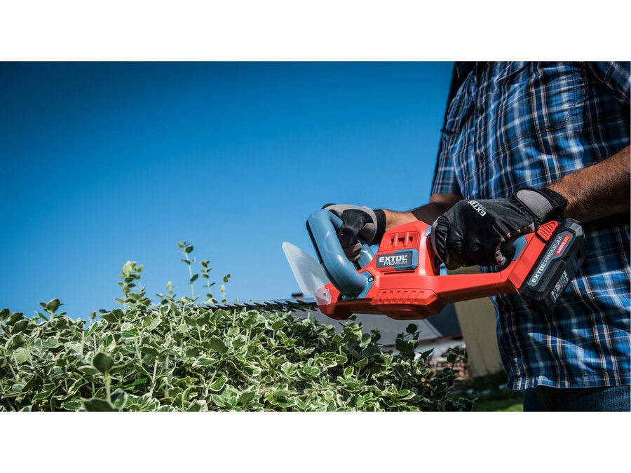 Extol Akkus sövényvágó gép, GARDEN20V, 20V Li-ion, akku és töltő nélkül