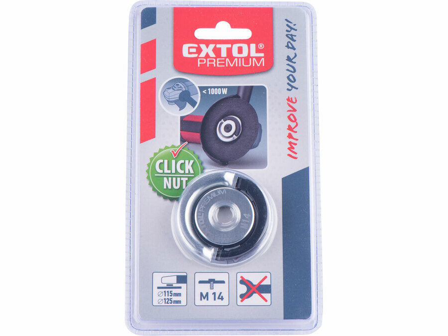 Extol Gyorsszorítóanya sarokcsiszolóhoz, M14, mx. 1000W-ig