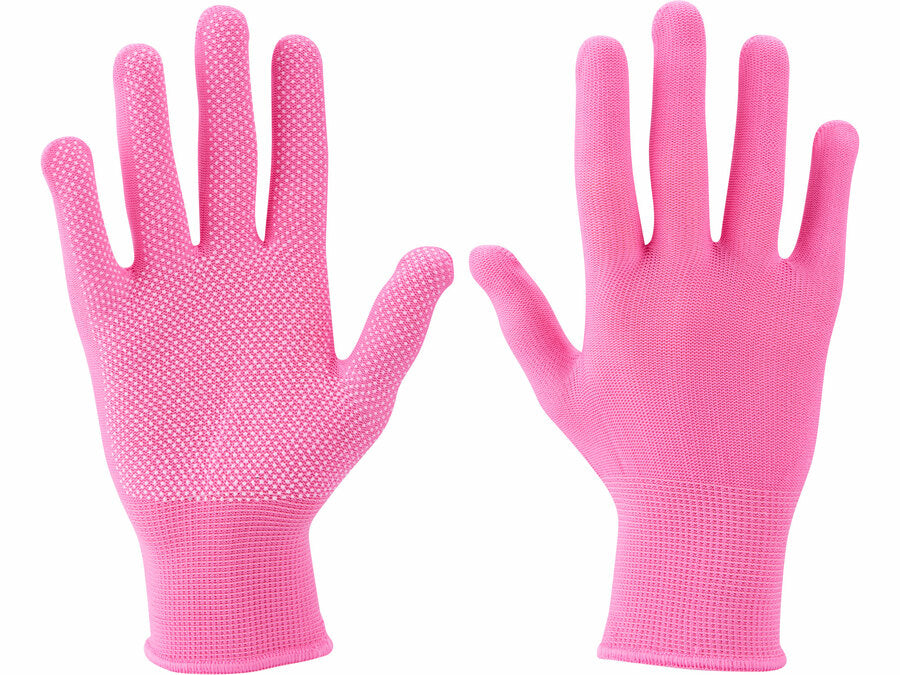 Extol Poliészter kesztyű PVC tenyérbéléssel, méret 7"
