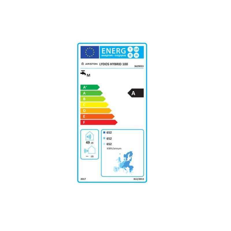 Ariston Lydos Hybrid 100 hőszivattyús, elektromos vízmelegítő