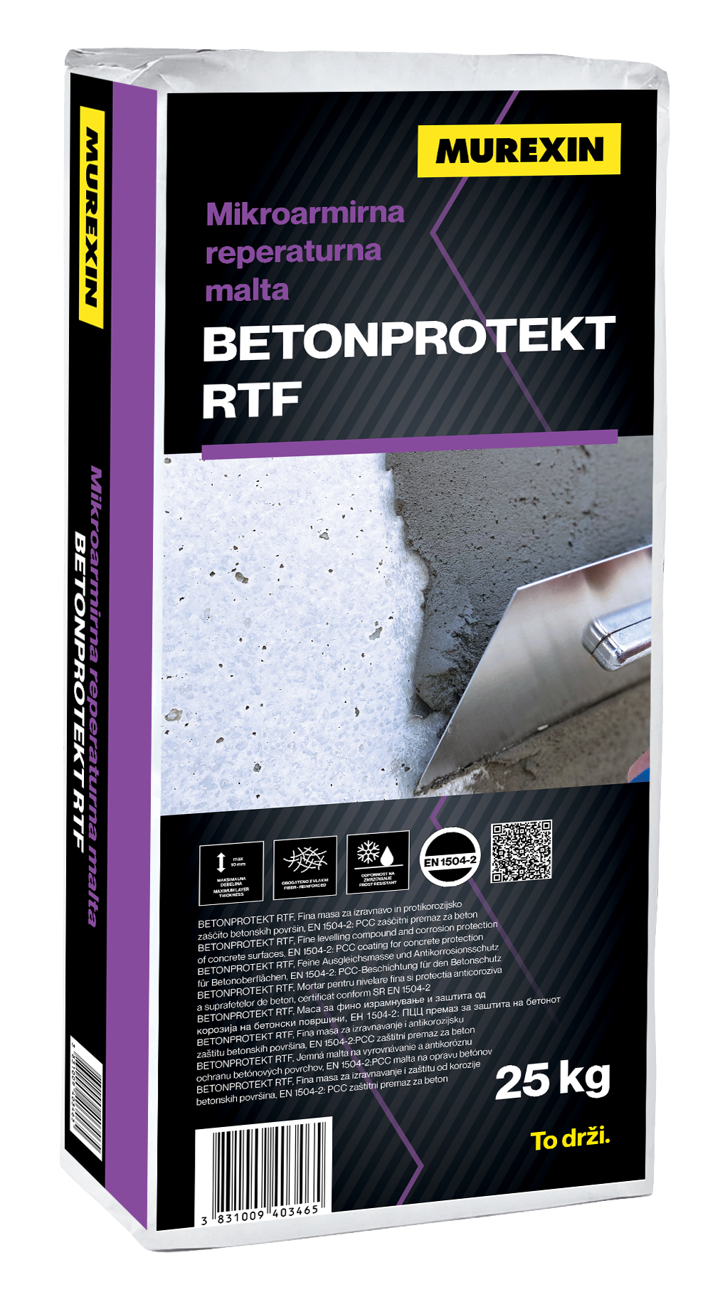 Murexin BETONPROTEKT RTF Gyors betonjavító habarcs