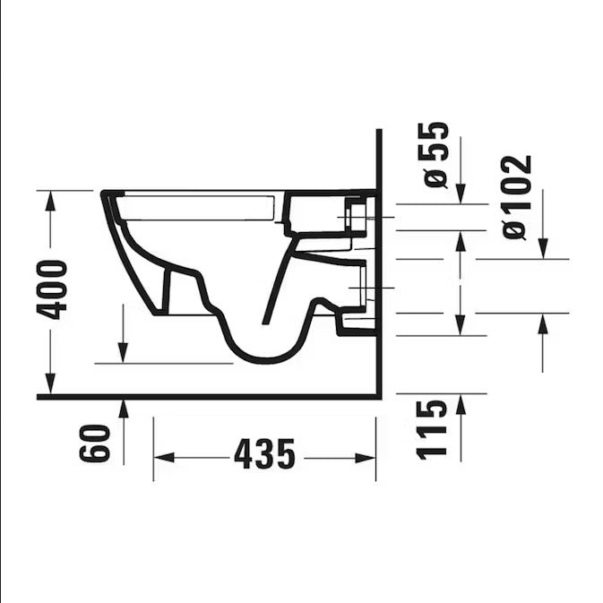 Duravit No.1 wc szett perem nélküli wc + soft close ülőke