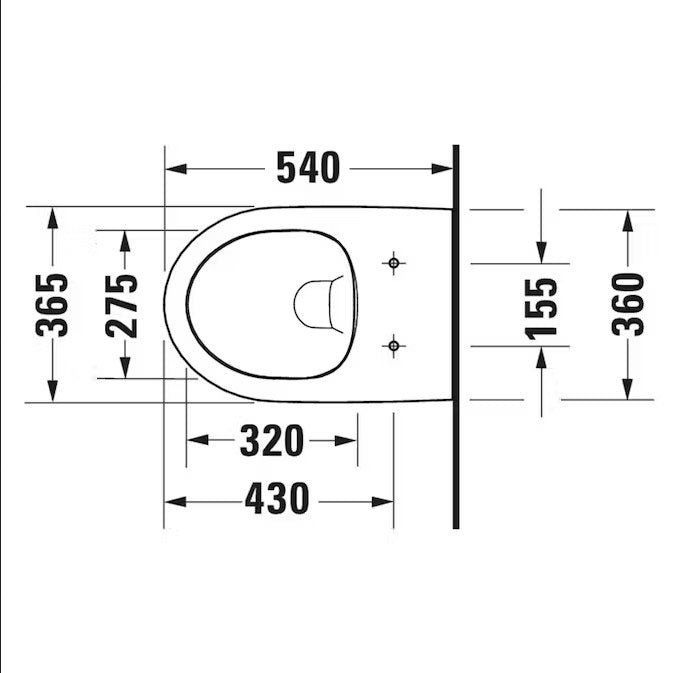 Duravit No.1 wc szett perem nélküli wc + soft close ülőke