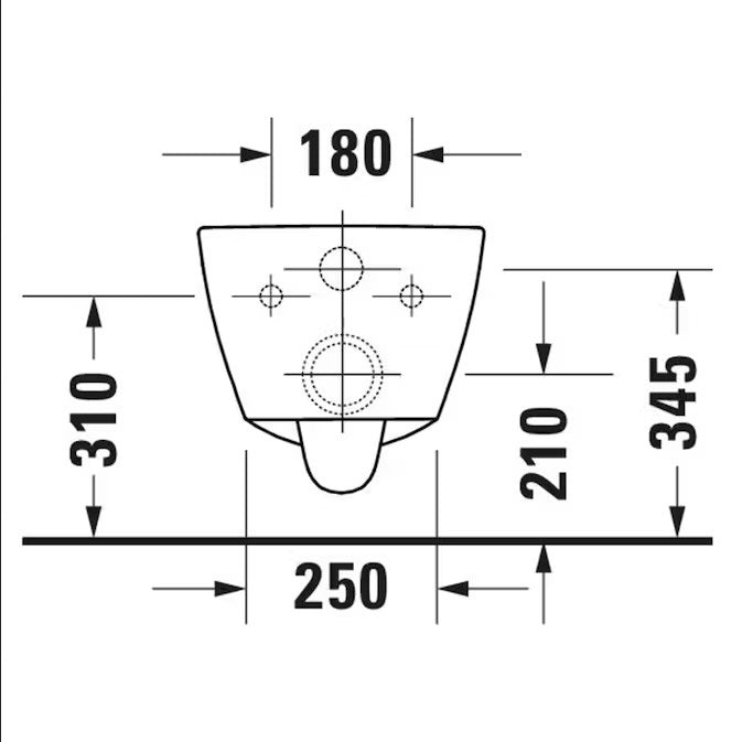 Duravit No.1 wc szett perem nélküli wc + soft close ülőke