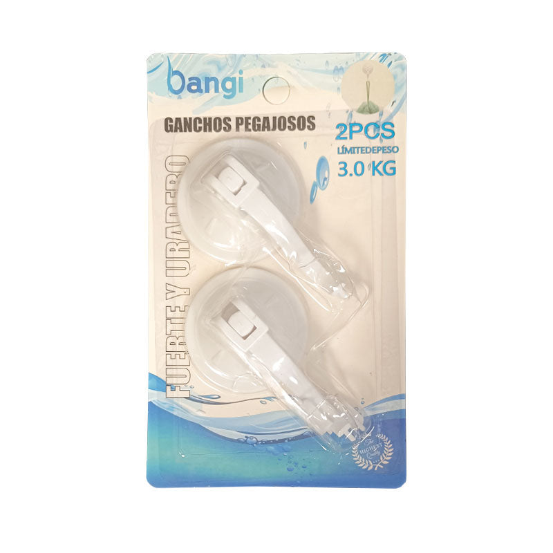 Öntapadós akasztó műanyag 2db-os KMT (12db/karton)