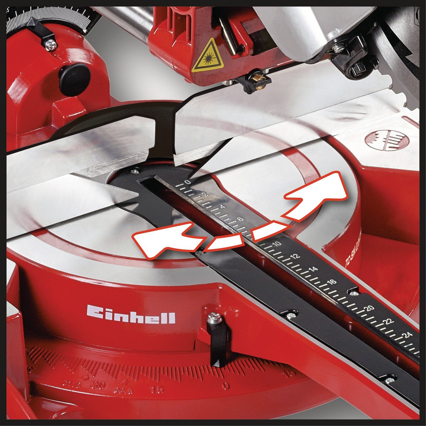 Einhell TC-SM 2534 Dual | Húzó-, -fejező- és gérvágó fűrész