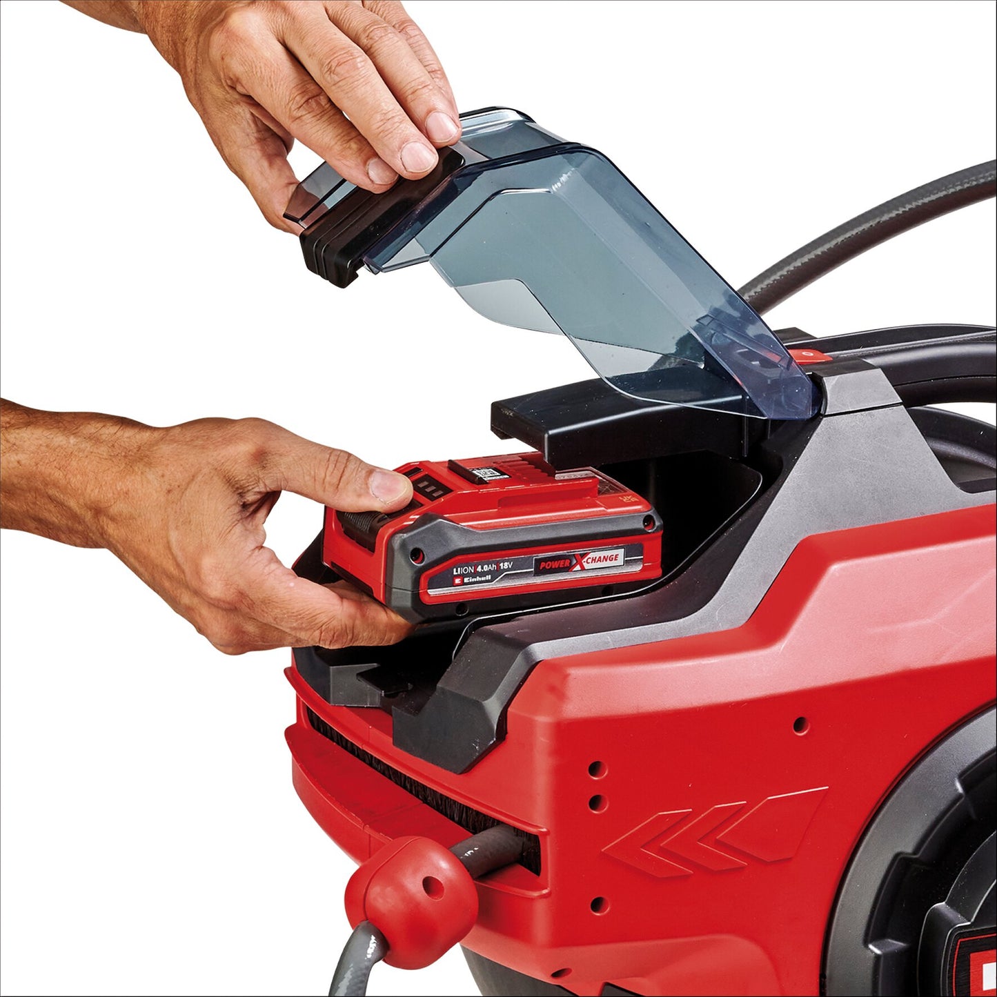 Einhell GE-HR 18/30 WH Li-Solo | Akkus tömlődob (víz)