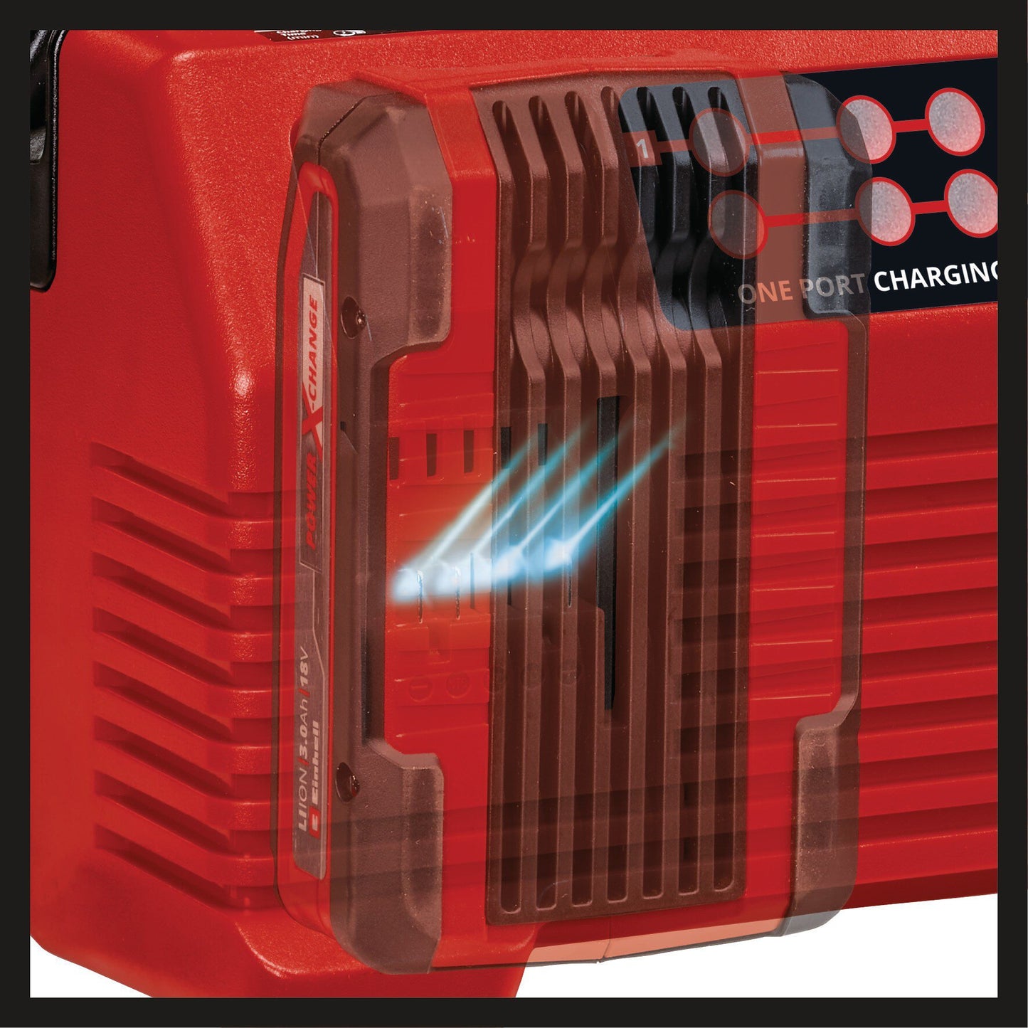 Einhell 2x2 Power X-Quattrocharger 4A | PXC töltőkészülék