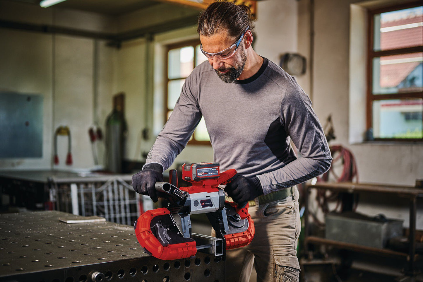 Einhell TE-MB 18/127 Li-Solo | Akkus szalagfűrész