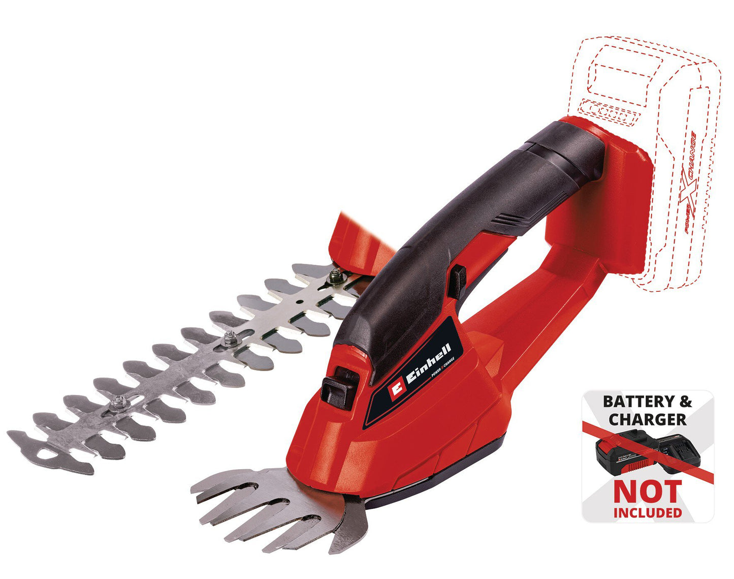 Einhell GC-CG 18 Li-Solo | Akkus fű- és sövénynyíró olló