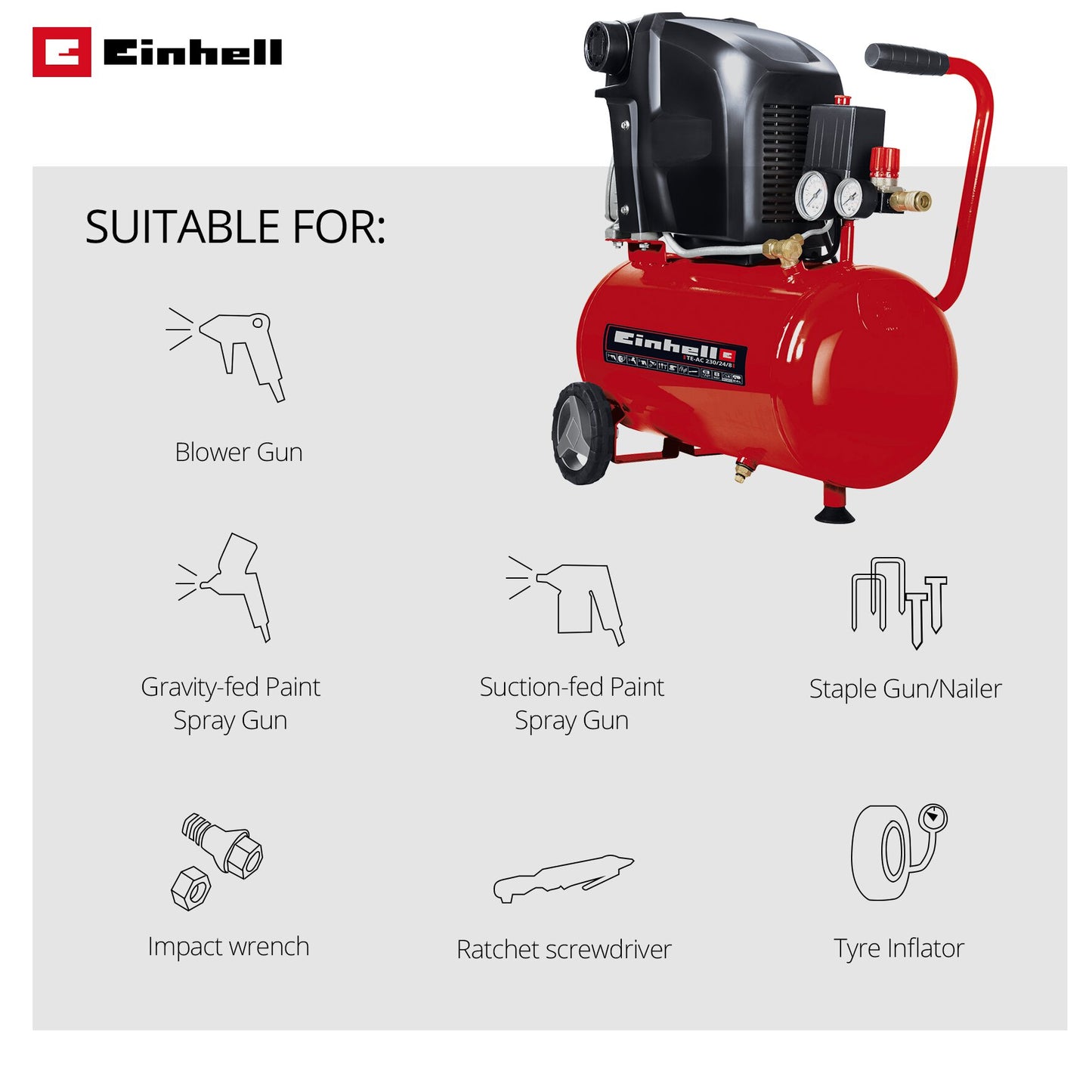 Einhell TE-AC 230/24/8 | Kompresszor
