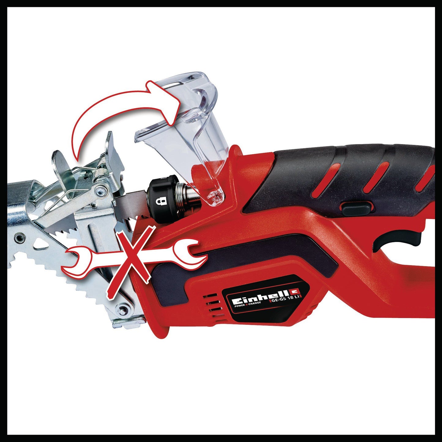 Einhell GE-GS 18 Li-Solo | Akkus ágfűrész