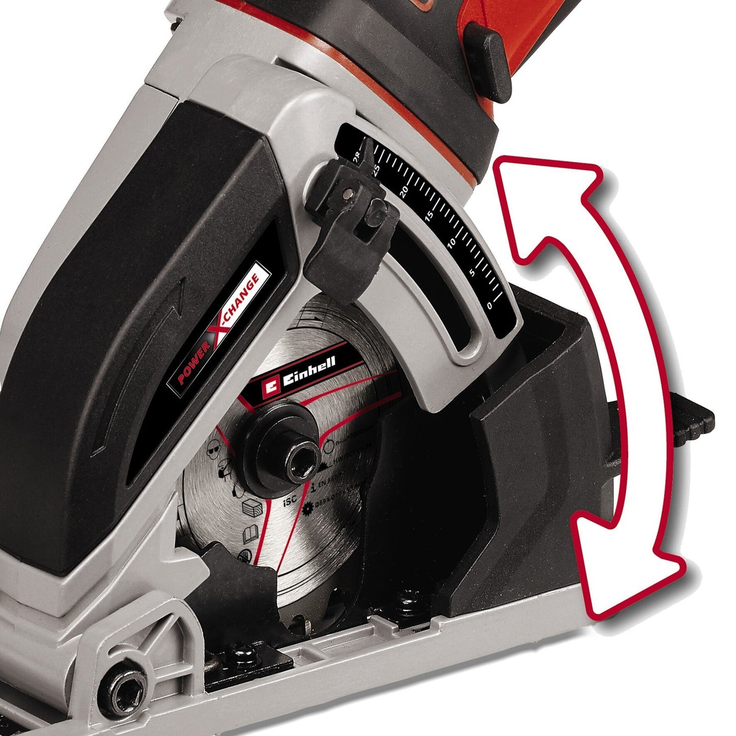 Einhell TE-CS 18/89 Li - Solo | Akkus mini kézi körfűrész