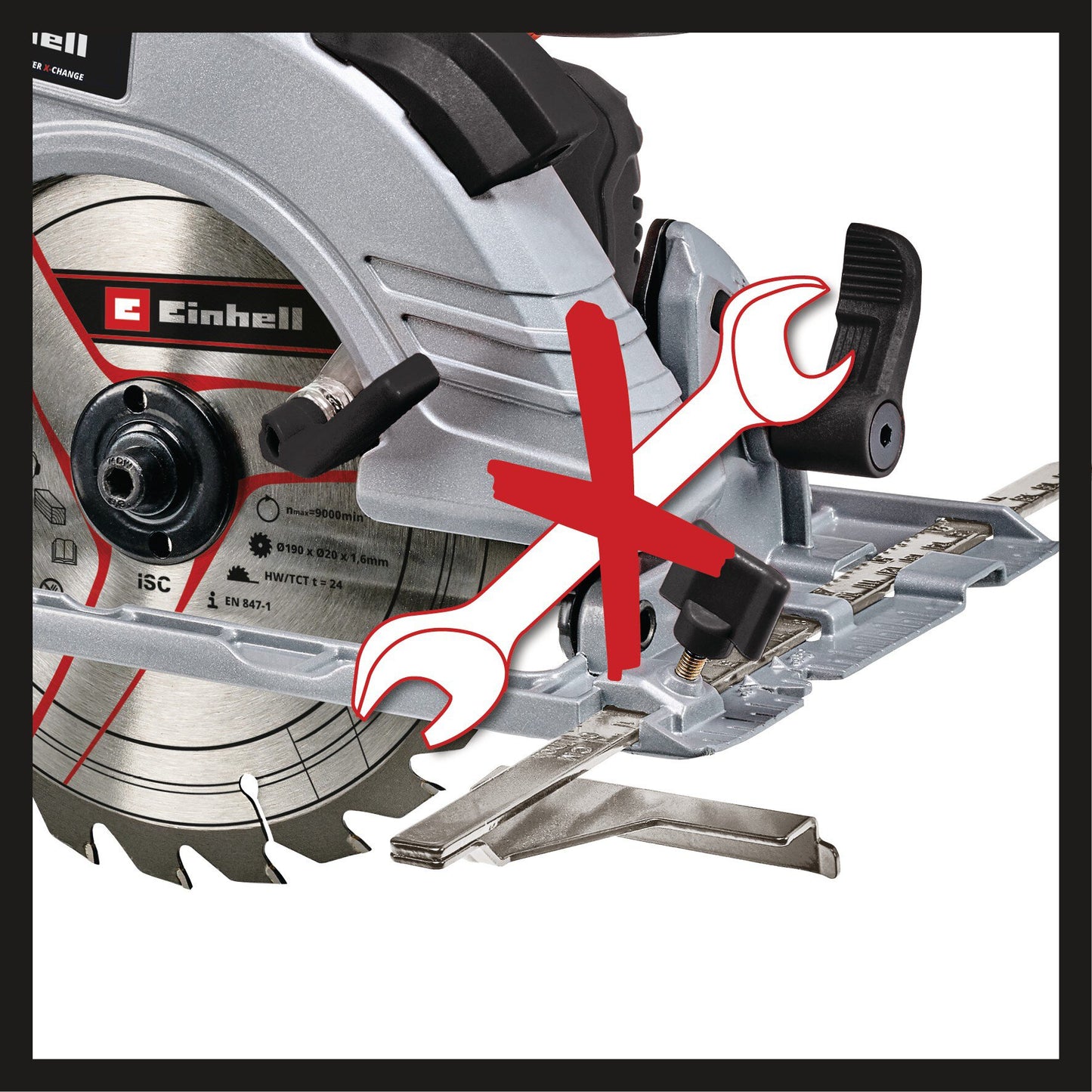 Einhell TP-CS 18/190 Li BL - Solo | Akkus kézi körfűrész