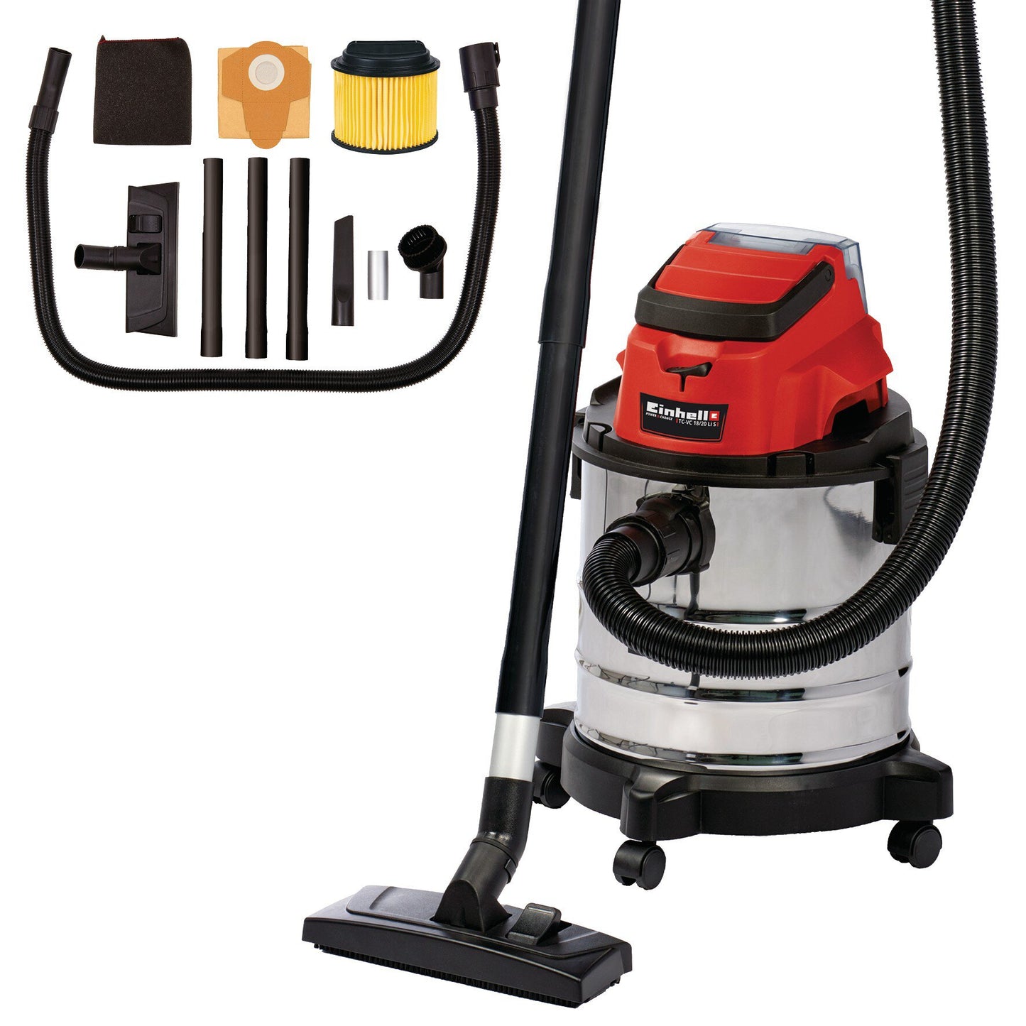 Einhell TC-VC 18/20 Li S-Solo | Akkus száraz-nedves porszívó