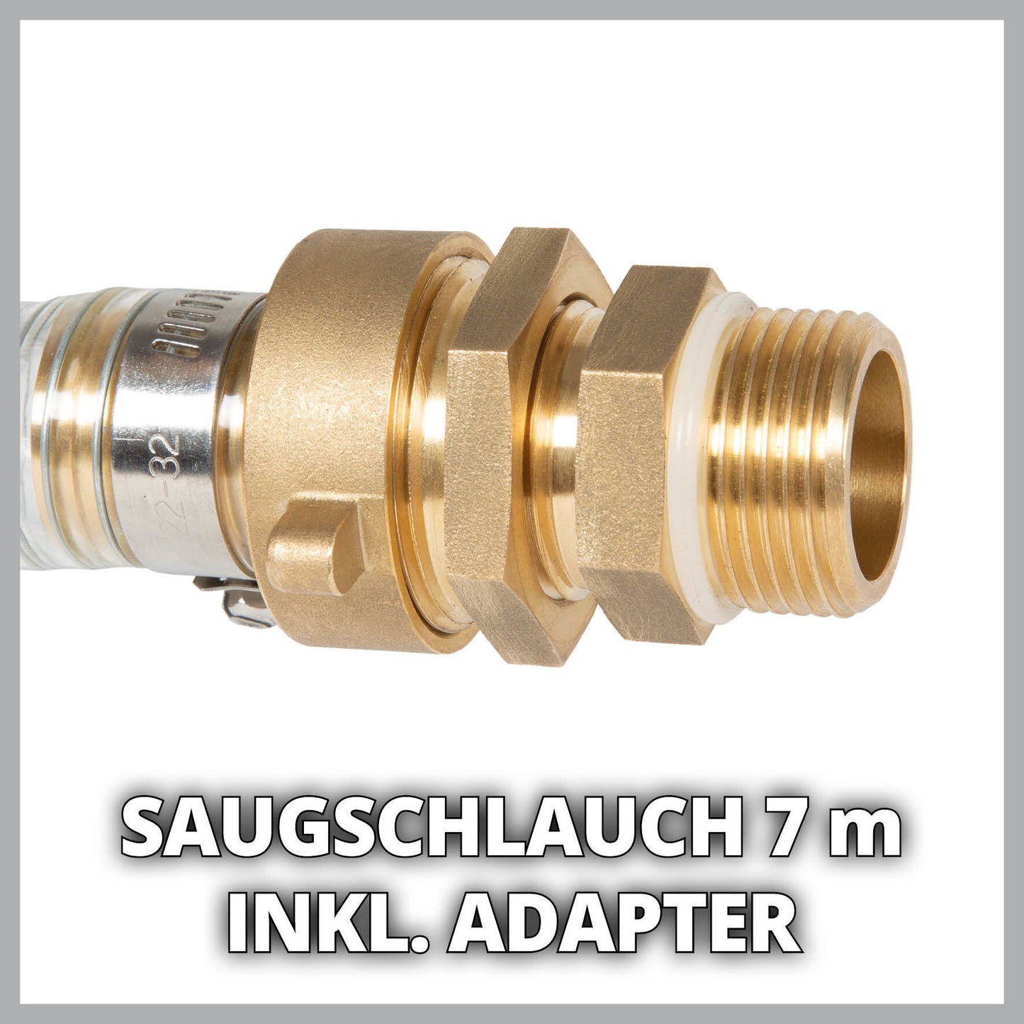 Einhell Saugschlauch 7 m Messing | Szivattyú tartozékok