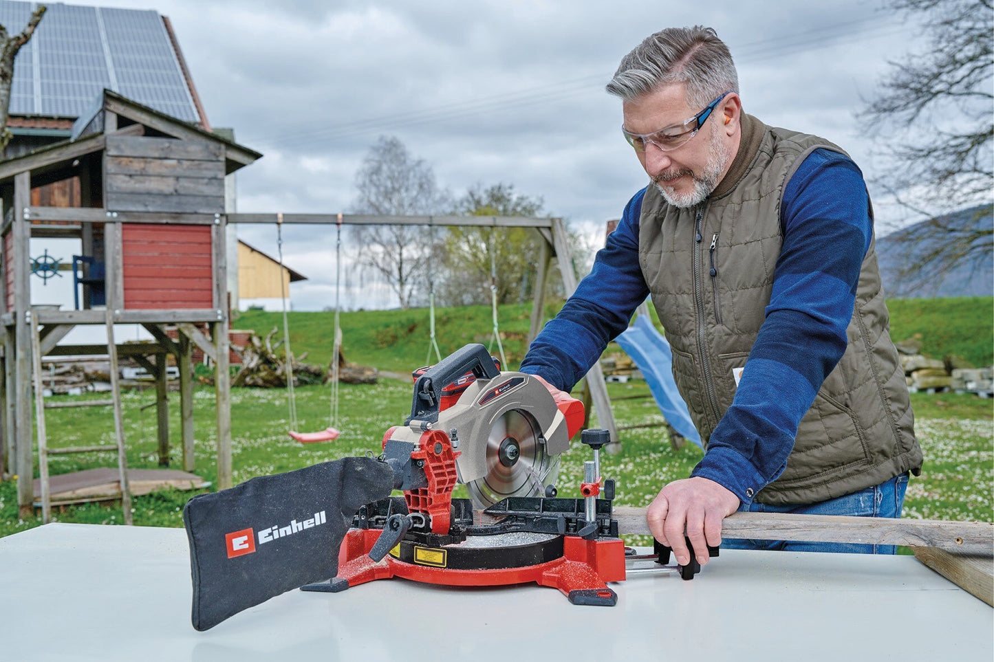 Einhell TE-MS 18/210 Li-Solo | Akkus fejezőfűrész