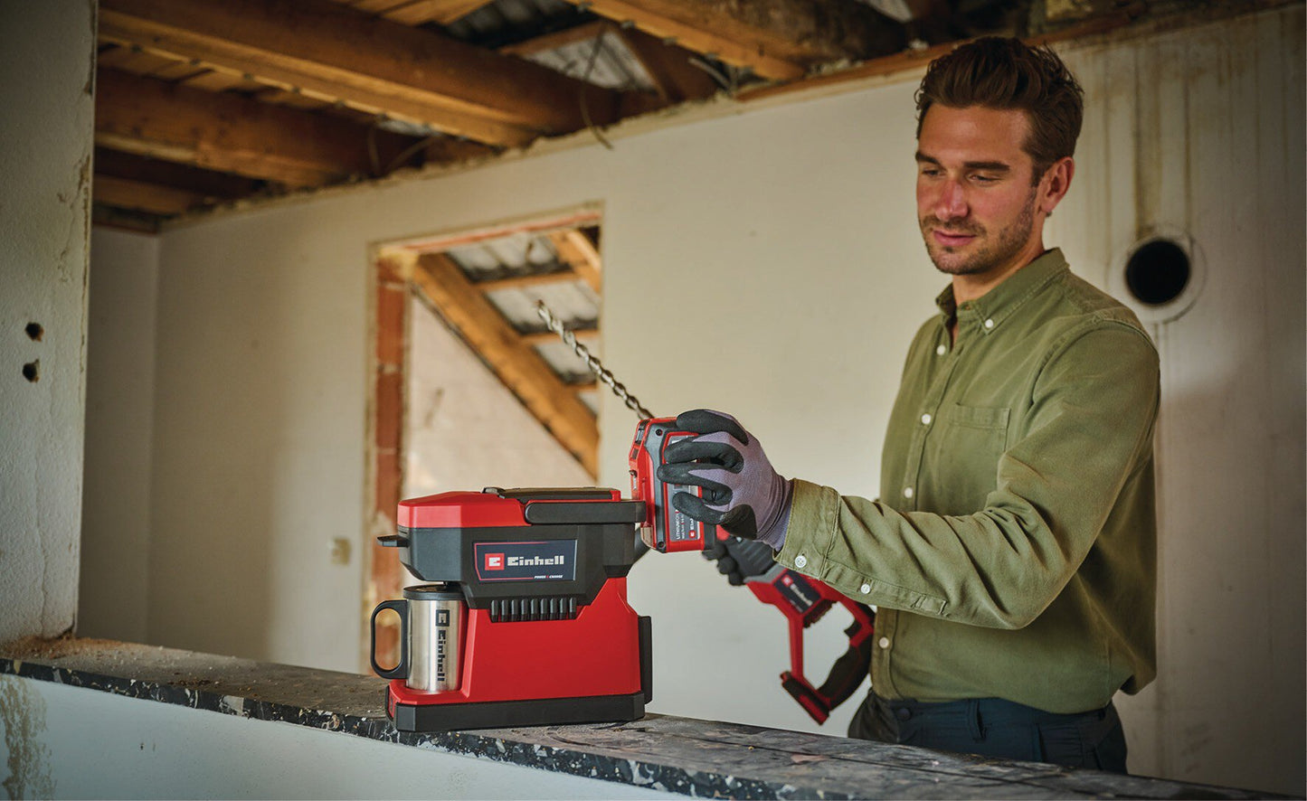 Einhell TE-CF 18 Li-Solo | Akkus kávéfőző