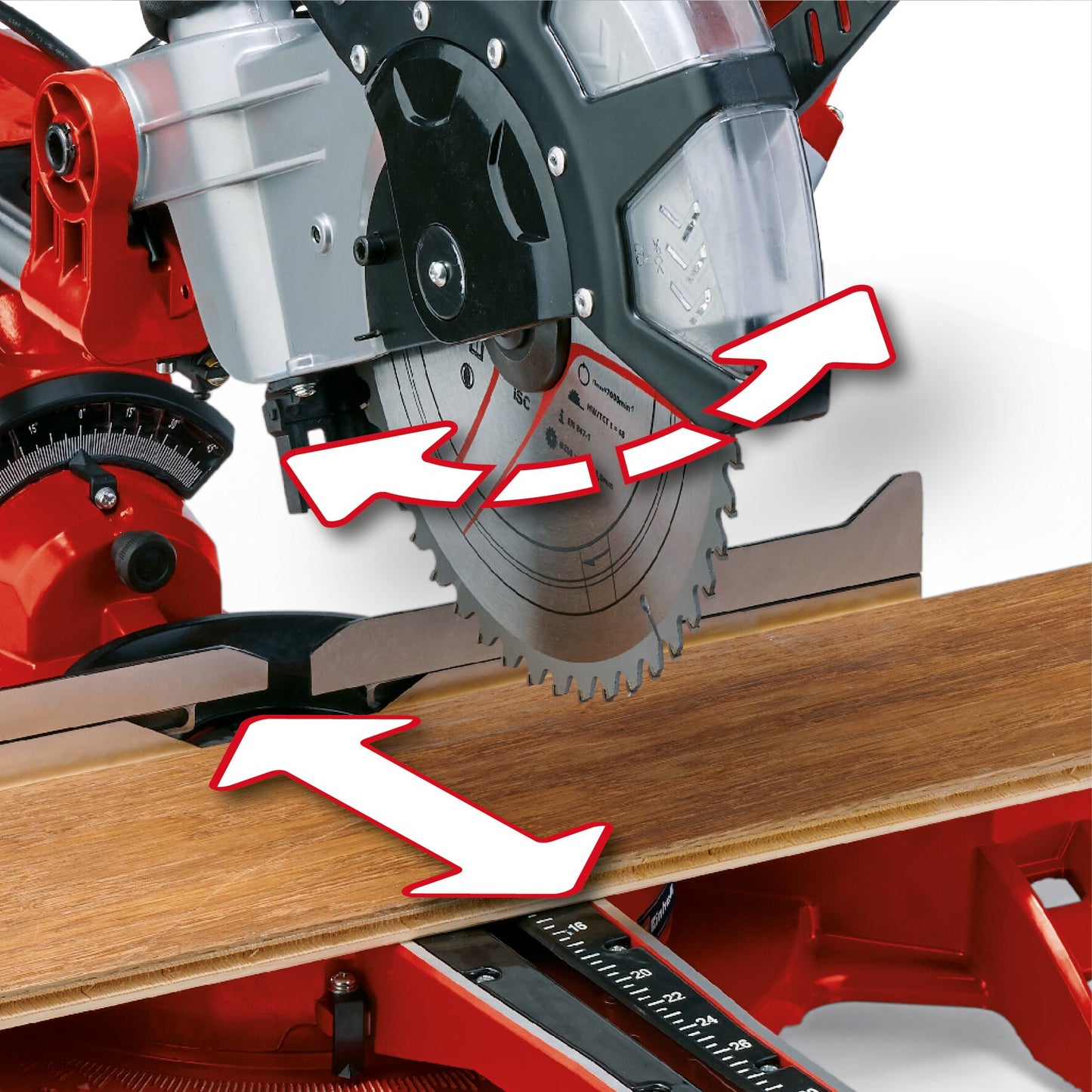 Einhell TC-SM 2534/1 Dual | Húzó-, -fejező- és gérvágó fűrész