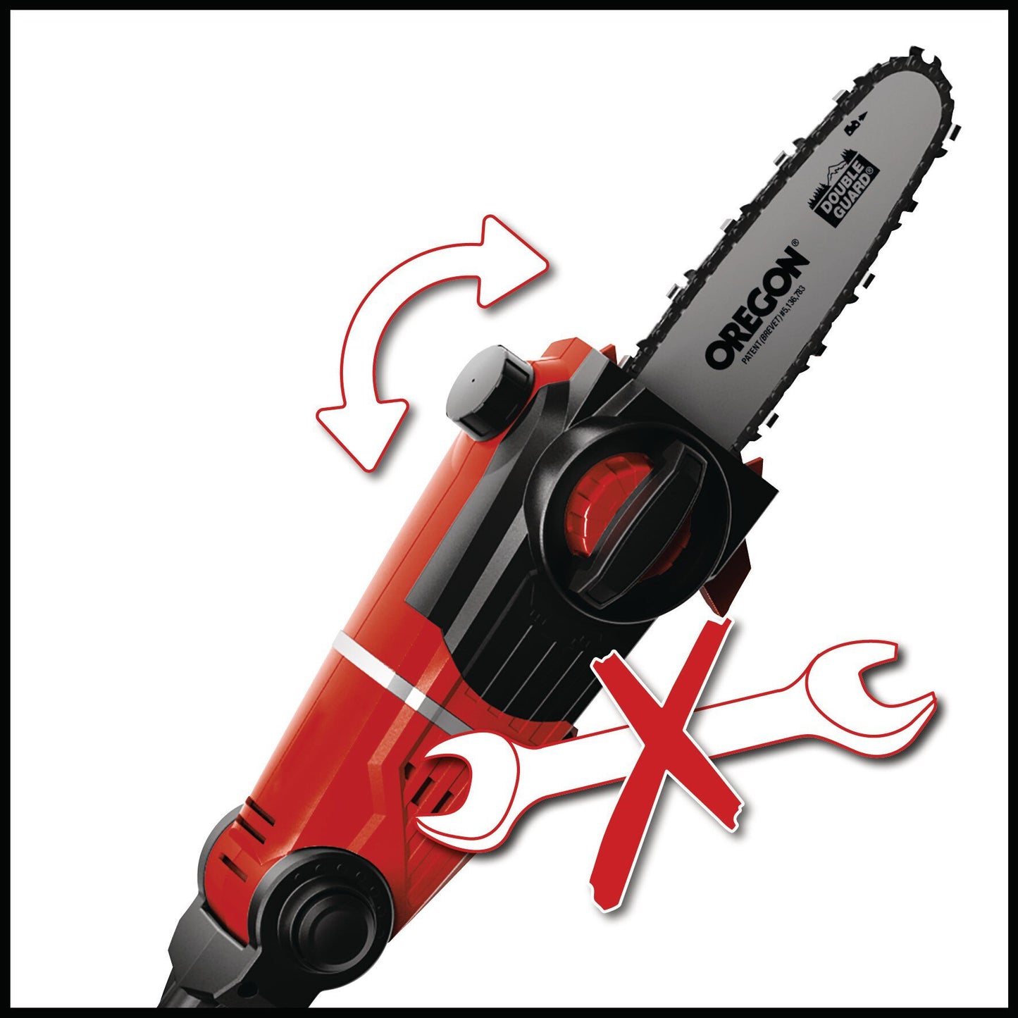 Einhell GE-LC 18 Li T-Solo | Akkus magassági ágvágó