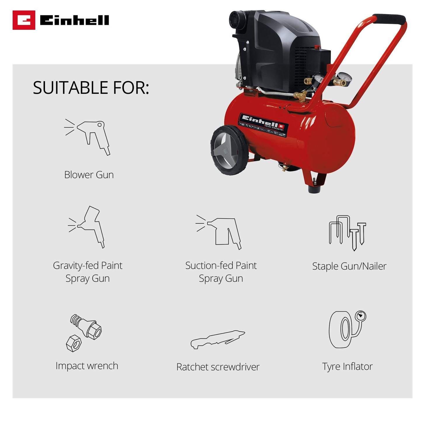 Einhell TE-AC 270/24/10 | Kompresszor