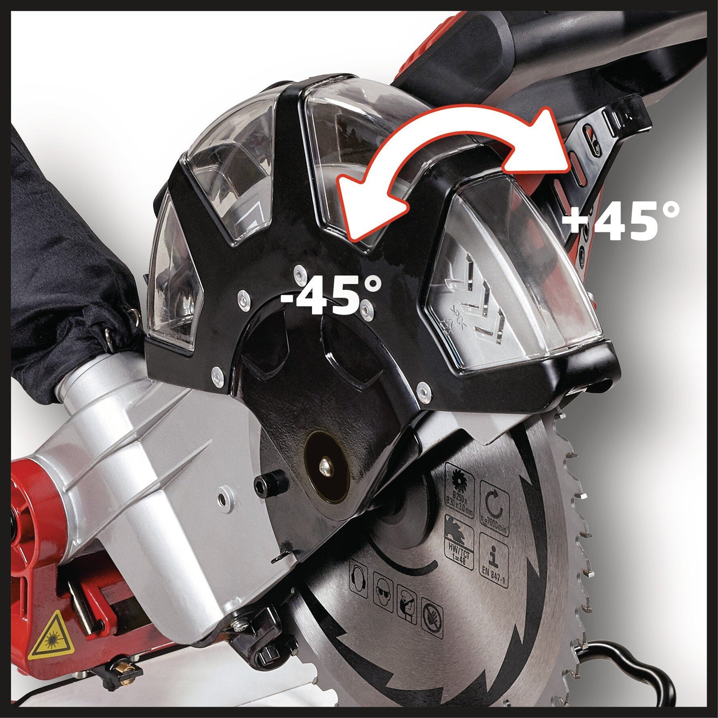 Einhell TC-SM 2534 Dual | Húzó-, -fejező- és gérvágó fűrész
