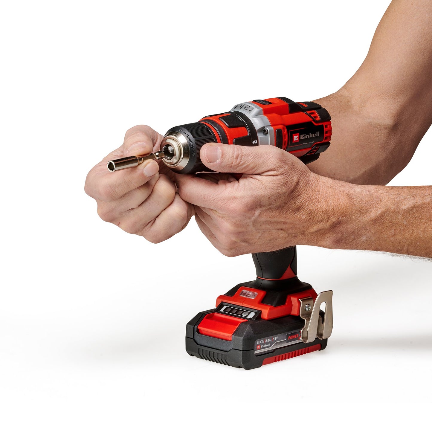 Einhell TE-CD 18/40 Li +69 (2x2,0 Ah) | Akkus fúró-csavarozó szett