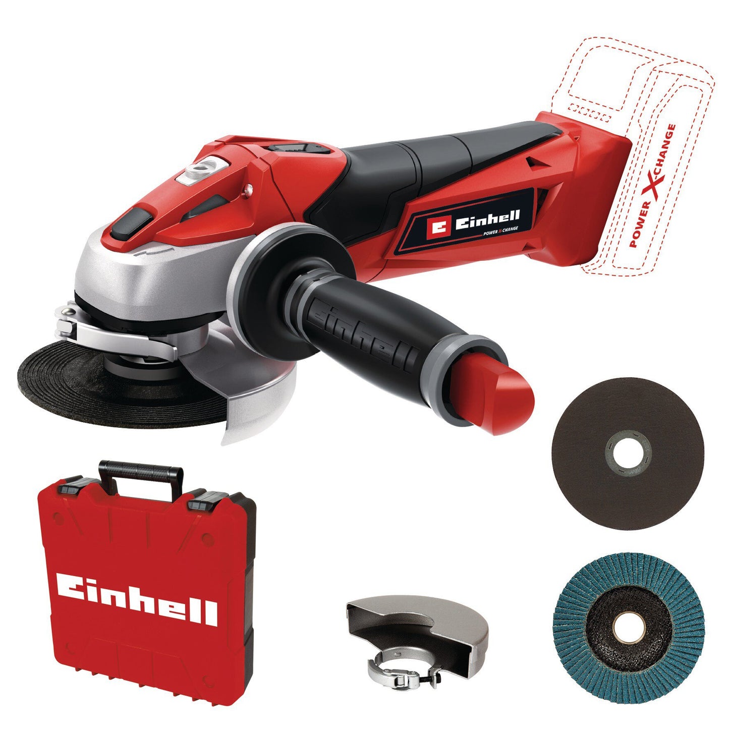 Einhell TE-AG 18/115 Li - Solo Acc | Akkus sarokcsiszoló