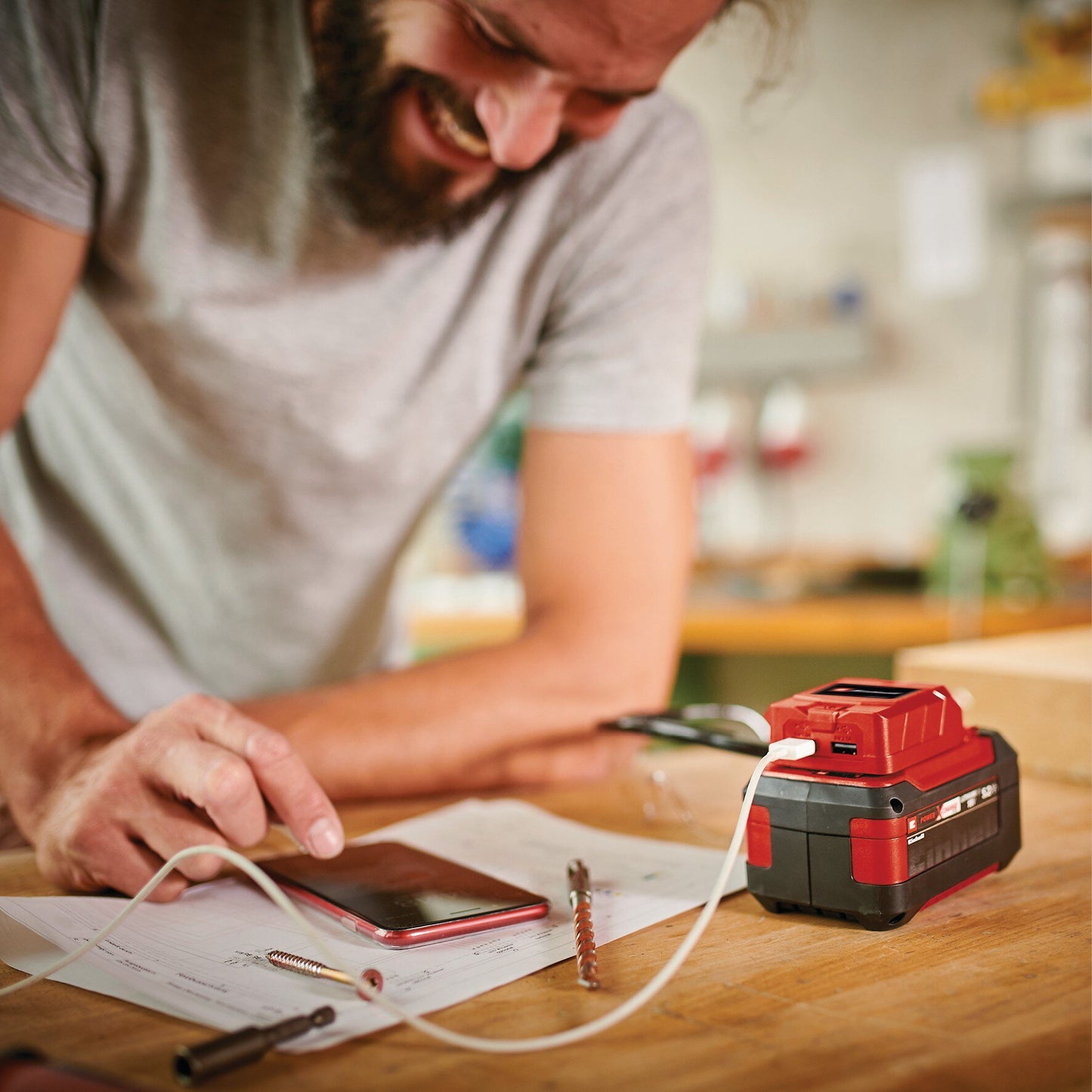 Einhell TC-CP 18 Li USB-Solo | USB akku adapter