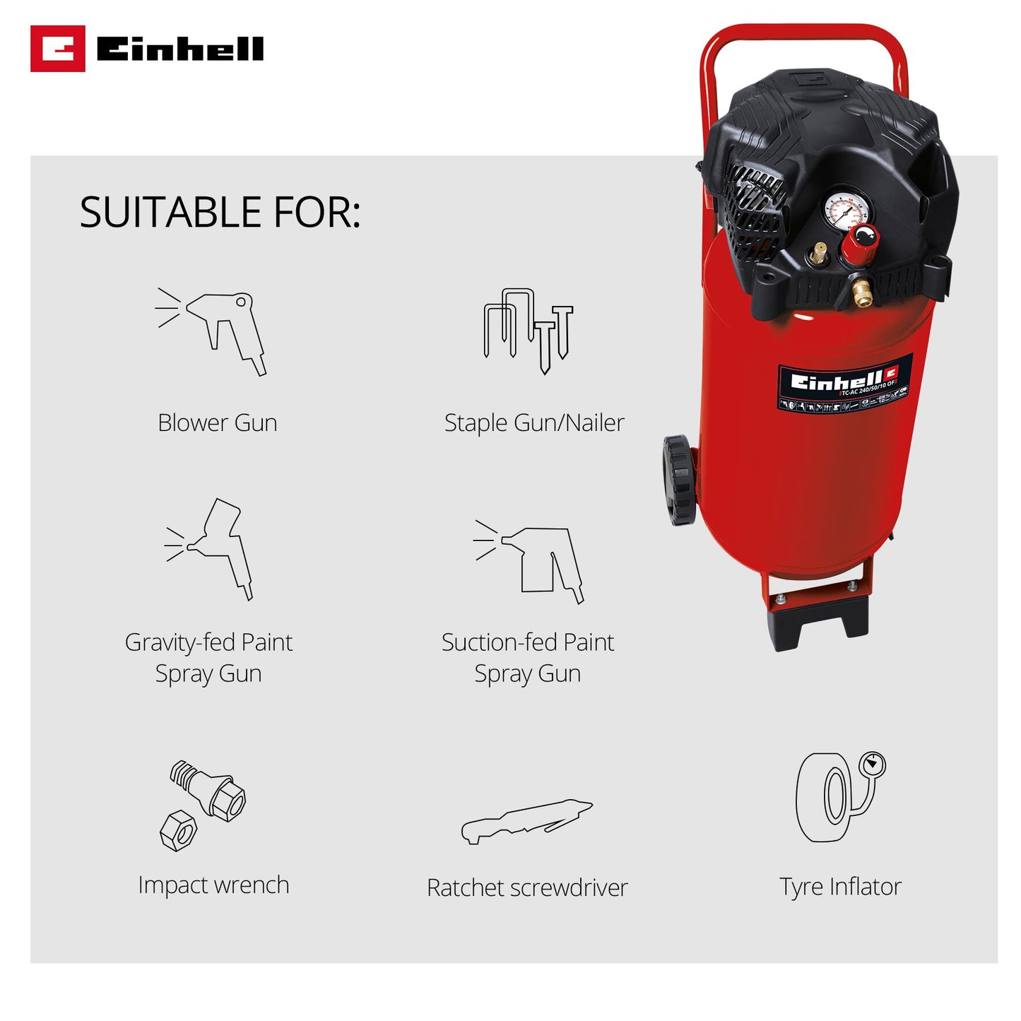 Einhell TC-AC 240/50/10 OF | Kompresszor