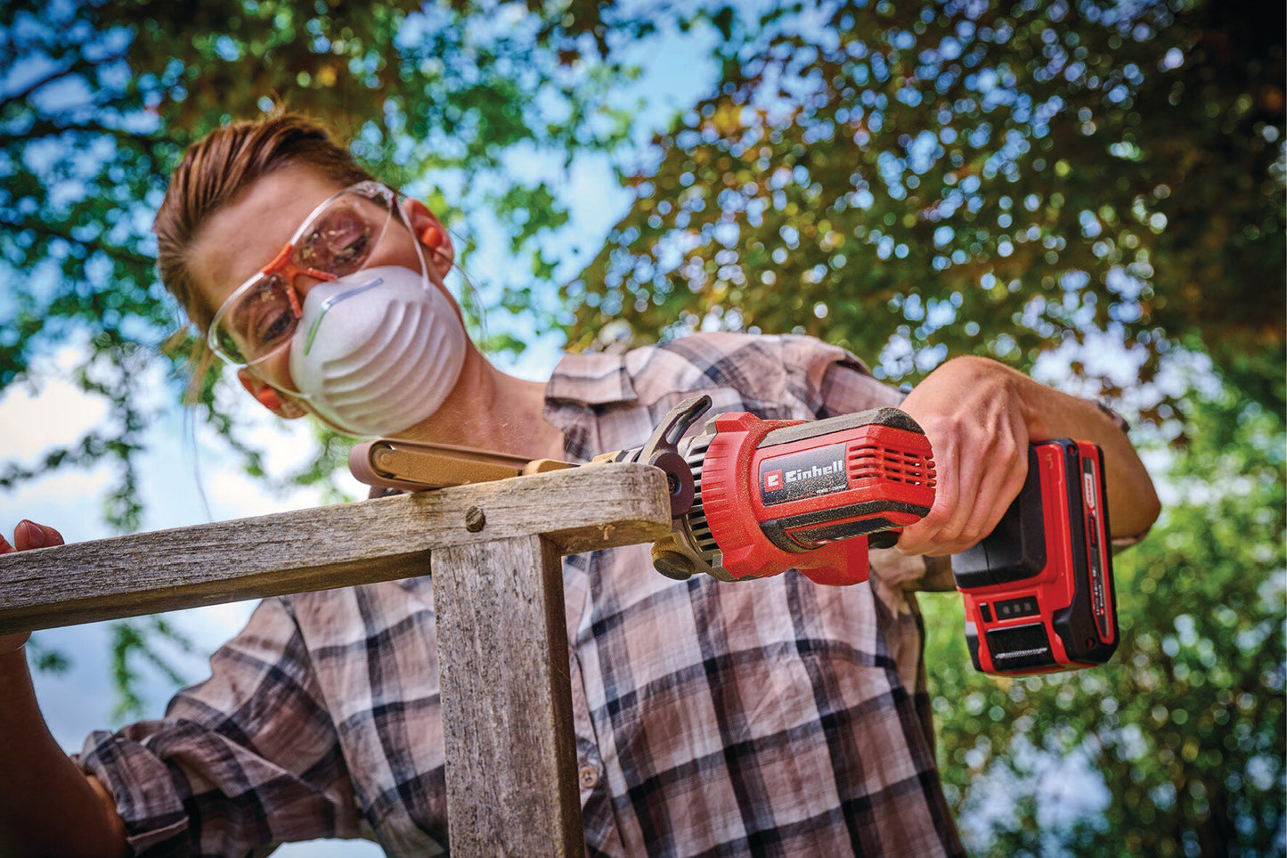 Einhell TE-BF 18 Li-solo | Akkus csiszolószalagos élezőgép