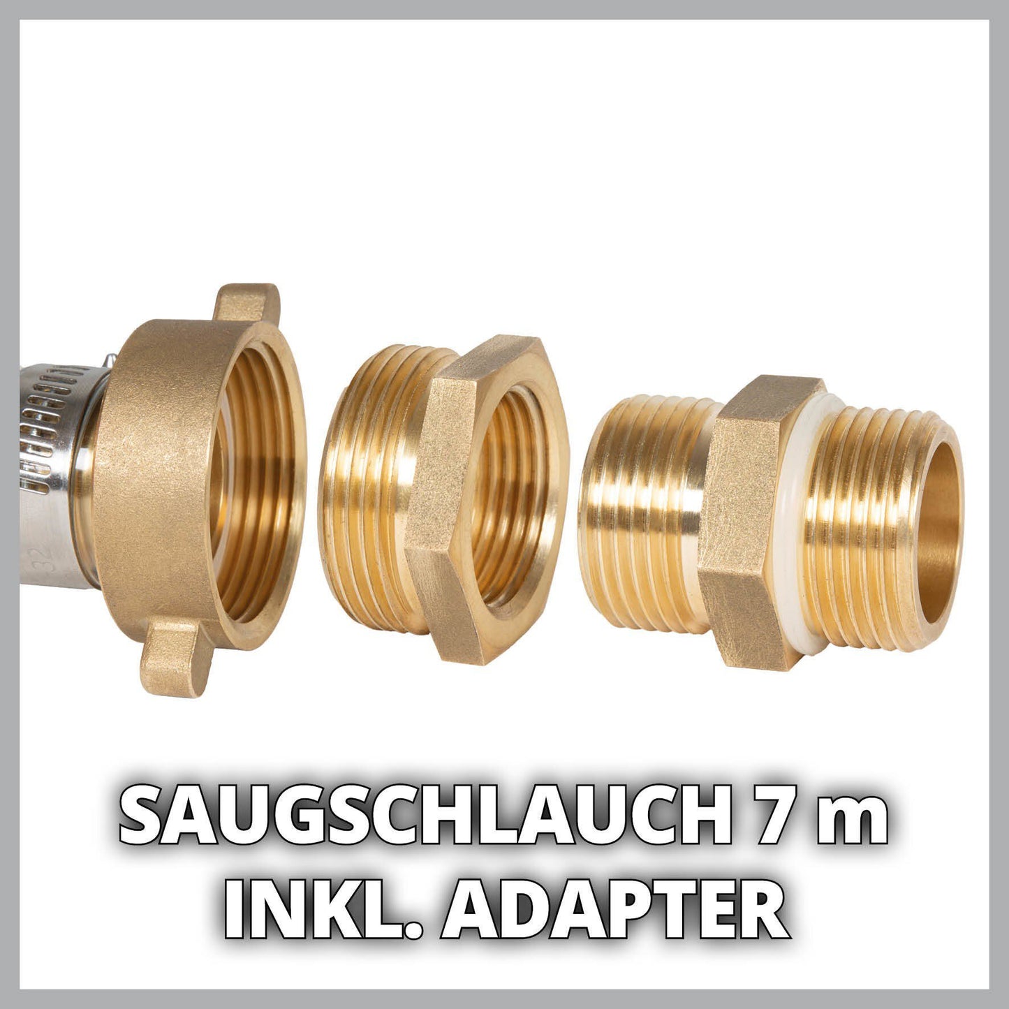 Einhell Saugschlauch 7 m Messing | Szivattyú tartozékok