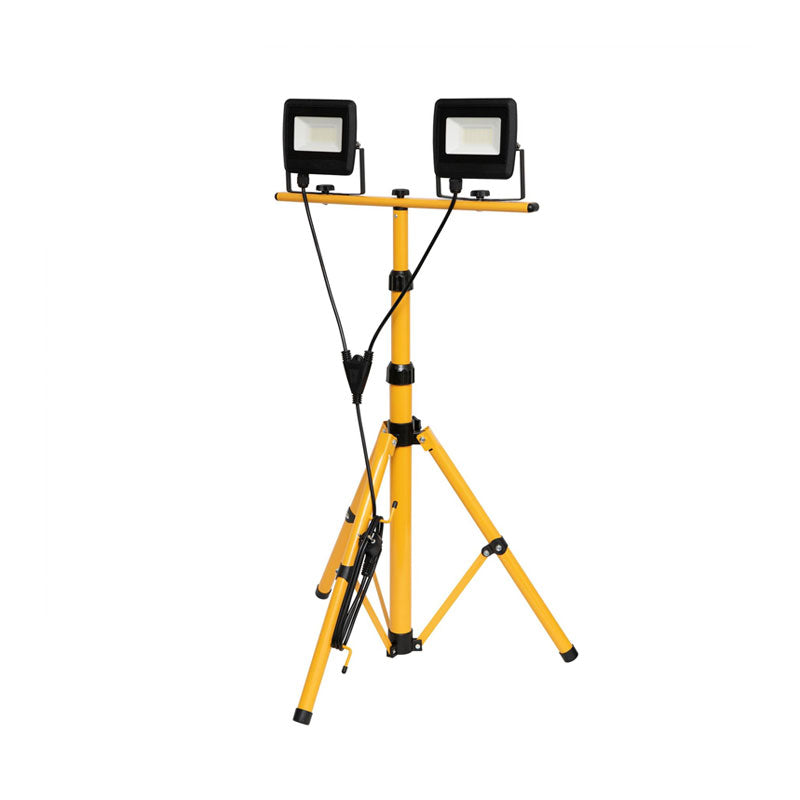 Fényvető/reflektor 2x30W 4000K 2x2400Lm állványos hordozható IP65 Led