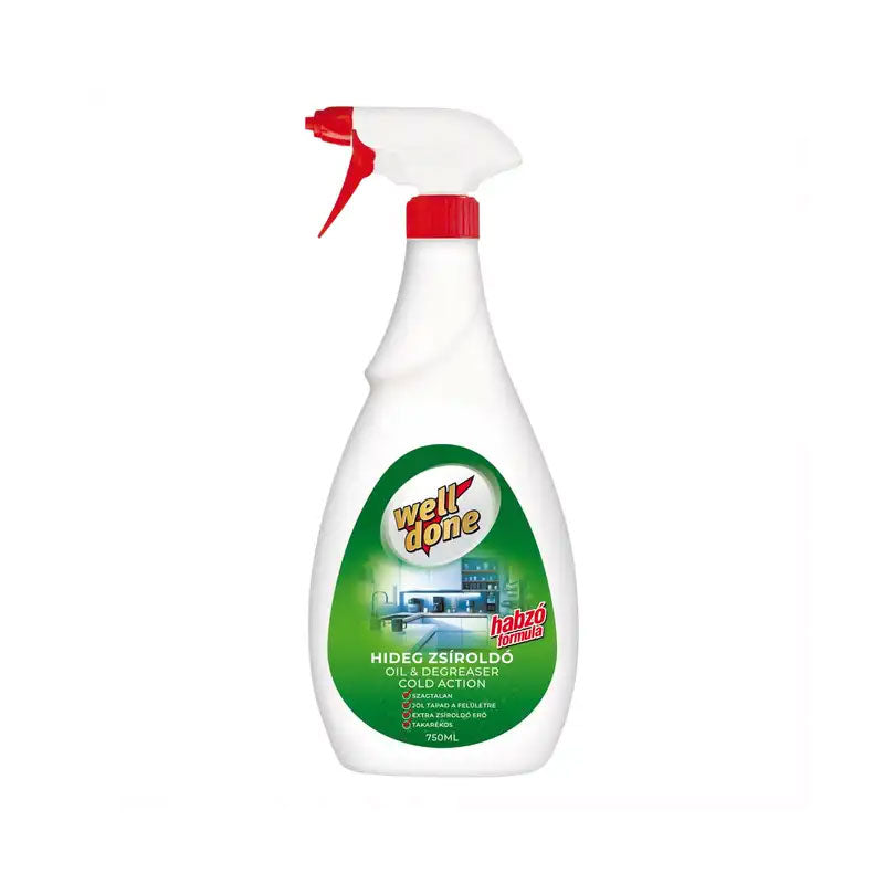Hidegzsíroldó 750ml habzó Well Done 15darab/karton