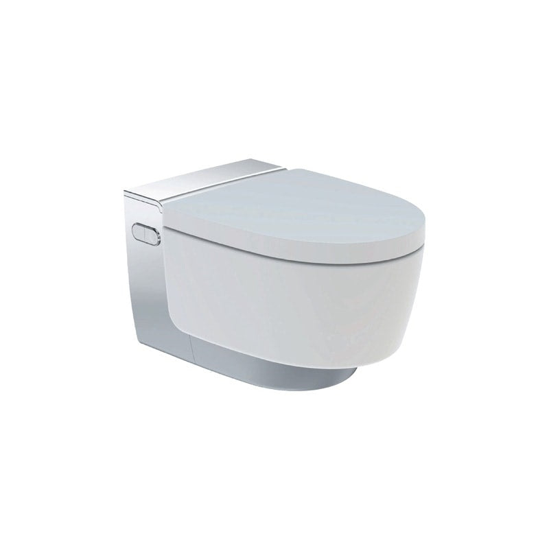 Geberit AquaClean Mera Comfort komplett higiéniai berendezés, fali WC-vel, fényes króm
