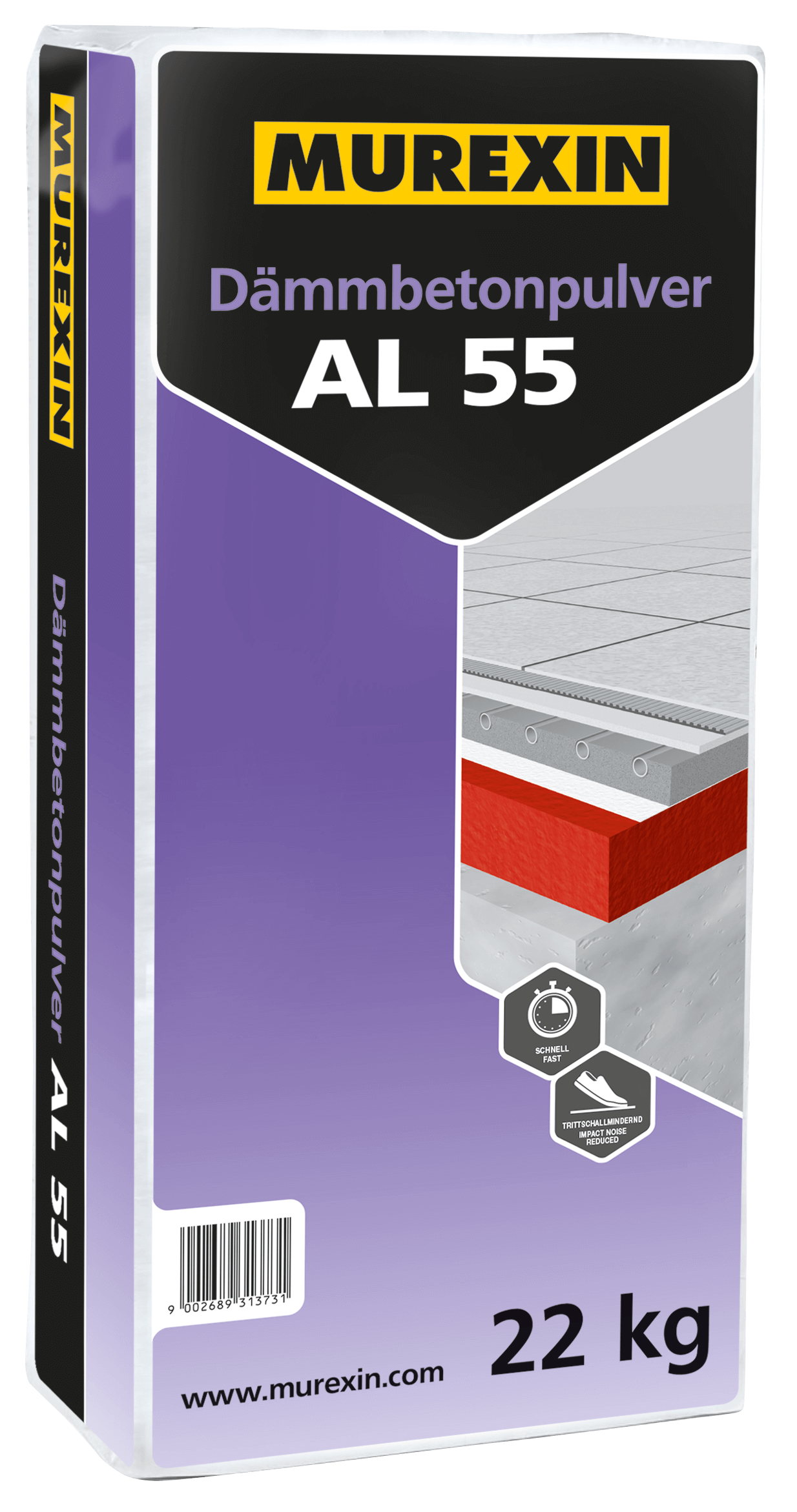 Murexin AL 55 Hő- és hangszigetelő beton kötőanyag