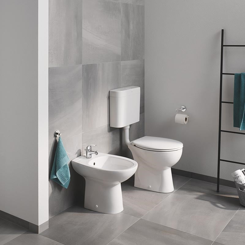 Grohe Bau Ceramic álló wc hátsó kifolyású, perem nélküli