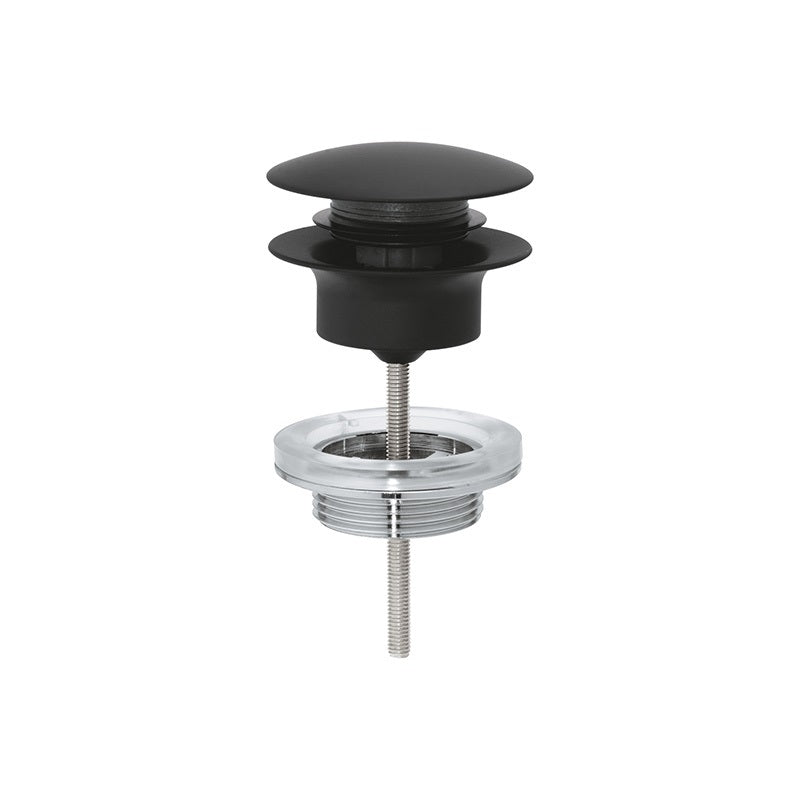 Grohe click leeresztő szett nyomódugóval (push-open) phantom black