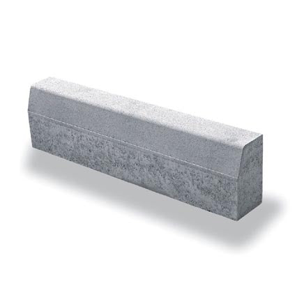 Semmelrock® KIEMELT ÚTSZEGÉLY 25/25/15 CM SZÜRKE