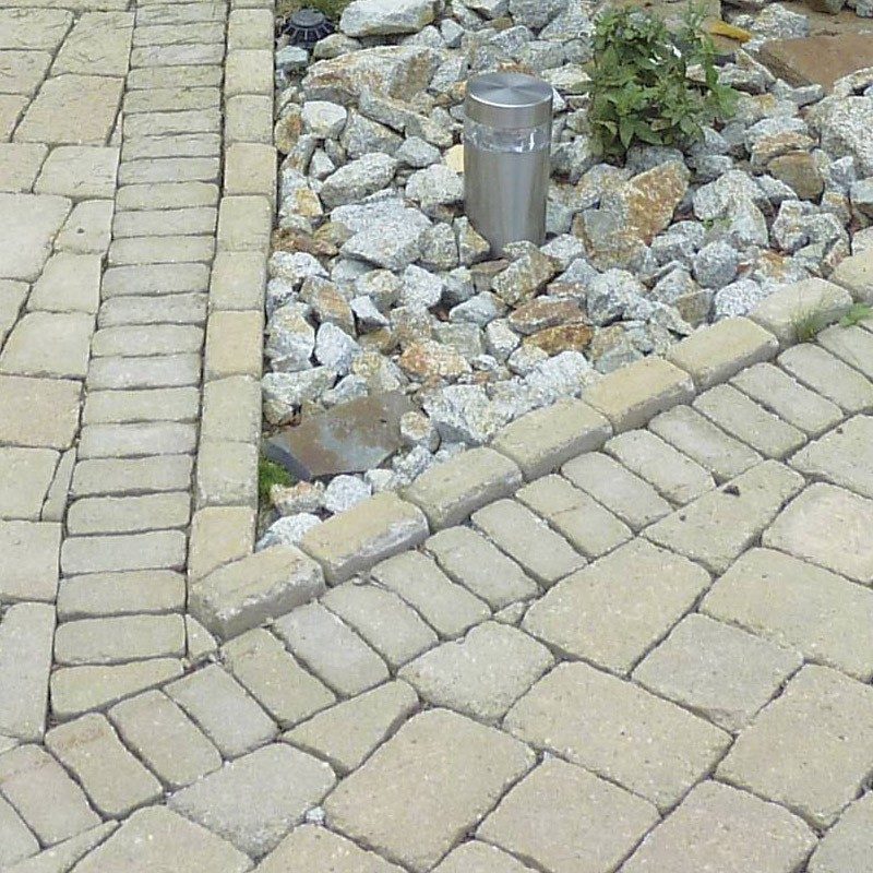 Semmelrock® CASTELLO SZEGÉLYKŐ 33/25/8 CM HOMOKSÁRGA